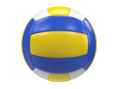 Volleyball ball  Low-poly 3D model purchase