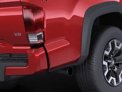 Toyota Tacoma TRD Double Cab 2018 3D model