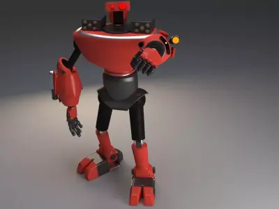 Mech Character Free 3D model