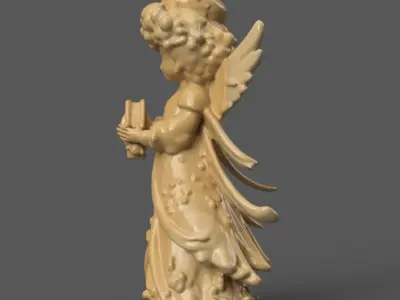 angel for christmas decoration 007 3D print model