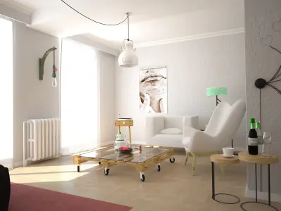 Living Room 3D model