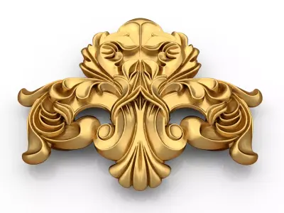 carved classic decorative ornament cnc 3d printing stl 24 3D print model