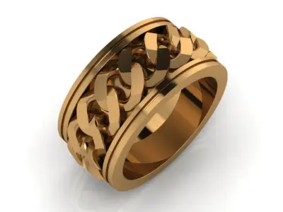 fashion rings 03 3D print model