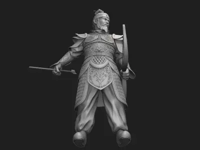 Jang Bo go        an ancient Korean sea merchant and general 3D print model