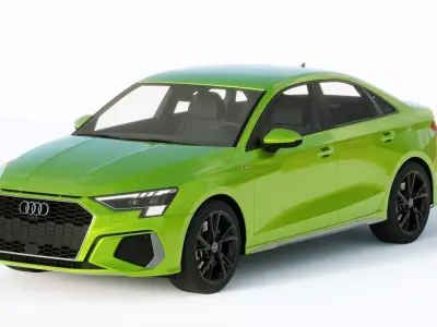Audi A3 Sedan 2021 3D model