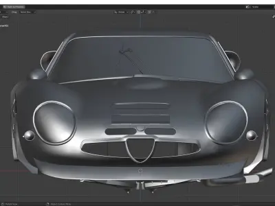 Alfa Romeo Giulia TZ2 1965 3D model
