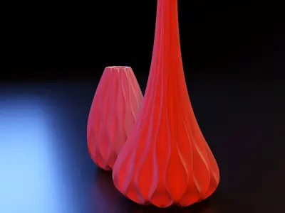 Vase ocean wave 3D print model