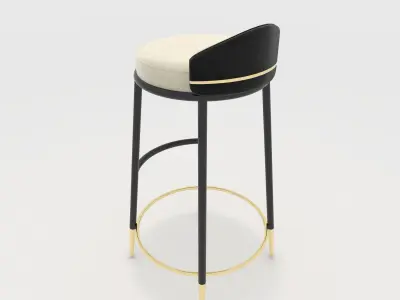 Bar Stool 45 3D model