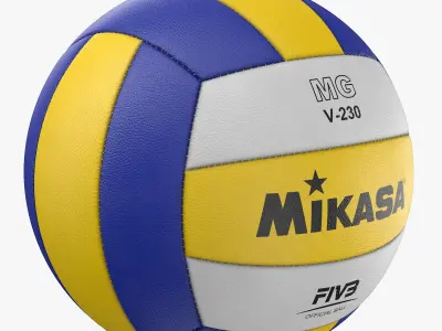Mikasa Volleyball Ball 3D model