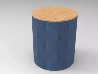 Herr Stool Low-poly 3D model