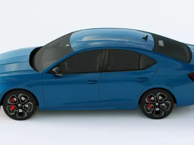 Skoda Octavia RS 2020 3D model