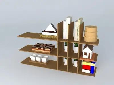 decorative shelf decorative shelf  Free 3D model