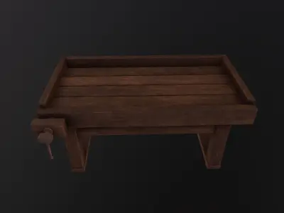 WorkBench 3D Model Low-poly 3D model