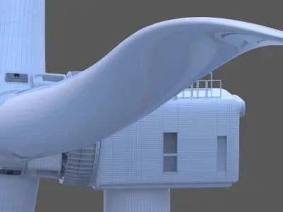 Wind Turbine GE Haliade X 12MW 3D model