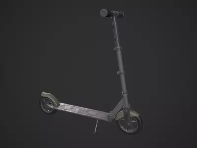 Kick Scooter Low-poly 3D model