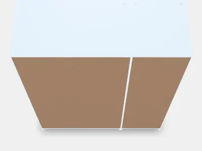 PAX - FORSAND Wardrobe combination Low-poly 3D model