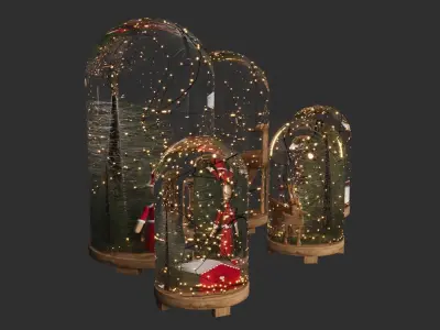 Christmas Set 3D model get