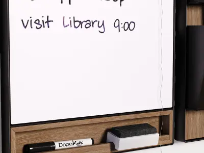 Pottery Barn Star Wars Corkboard Whiteboard File Organizer  3D model