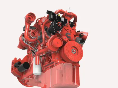 Cummins X12 ISG DIESEL ENGINE 3D print model