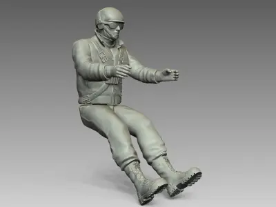 Car Driver Pilot Improved 3D print model