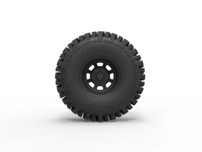 Offroad wheel 11 3D print model