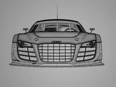 Audi R8 LMS 2014 3D model