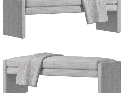 ANGLE Bench By TRNK 3D model