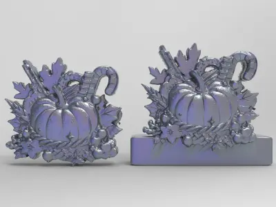 pumpkin decor  3D print model