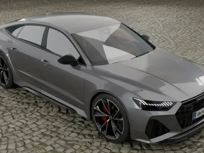 Audi RS7 Sportback 2020 3D model