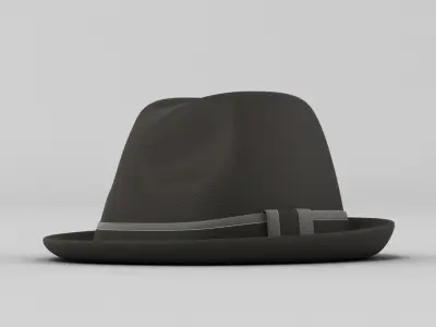 Fedora Hat 3D model