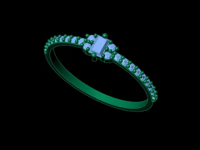 Women Ring 2 3D print model