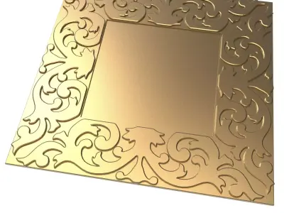 carved frame 3D model 69