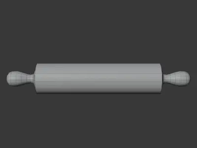 Rolling-pin Free low-poly 3D model