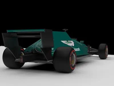 Aston Martin Formula 1 Team 2021 F1 Car Concept 3D model