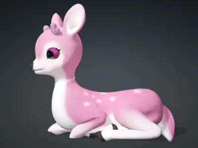 Baby Deer-A2 3D model