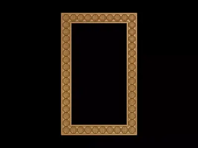 Flower Frame 3D print model