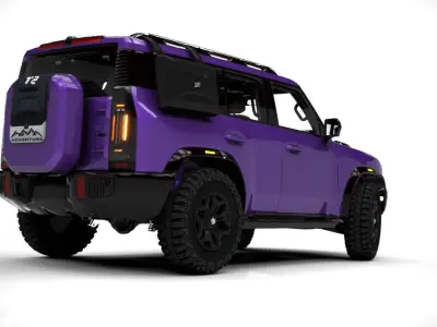 Chery Jetour T2 2024 With Interior 3D model