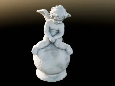 angel statue 3D model purchase