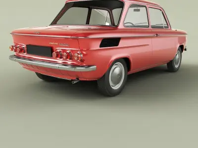NSU Prinz 1000  3D model