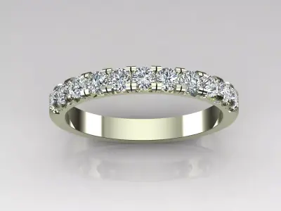 Band Ring 3D print model 7