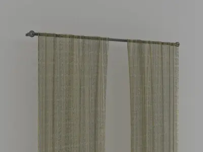 Perde Curtain Free 3D model