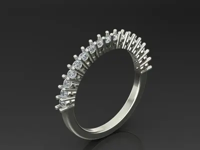 Band Ring 3D print model 152