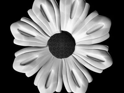 3D model of volumetric decor for CNC milling 3D print model