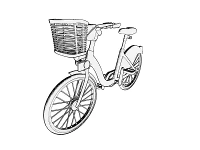Bike 01 3D model