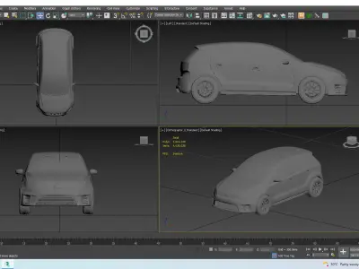 Volkswagen Polo GT 3D model  3D print model