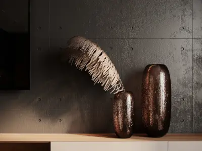 Apartment design project 001 3D model