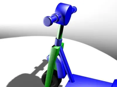 Cartoon Scooter 3D model