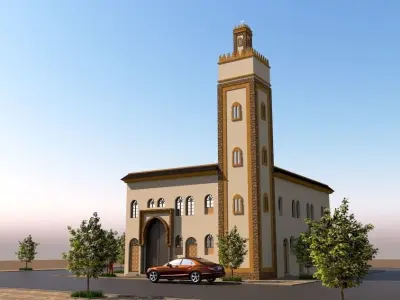 3D buildings and architecture models and landscapes 3D model