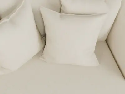 Single Sofa Free low-poly 3D model