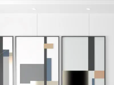 s Modern decorative painting 3D model